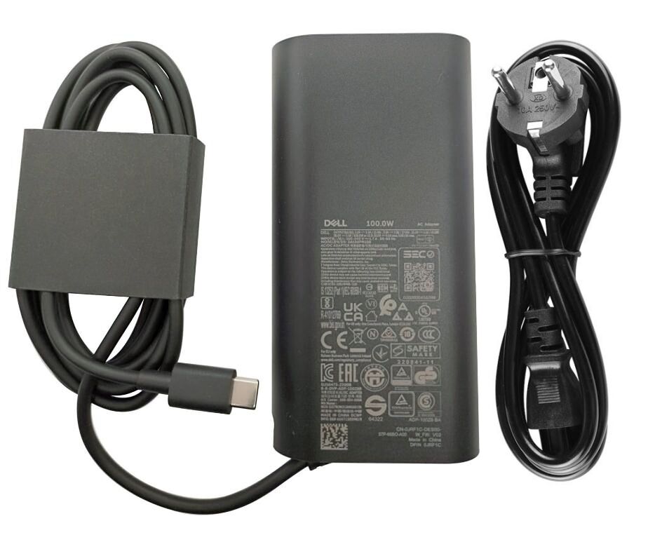 Original 100W USB-C Dell DA100PM220 Chargeur AC Adaptateur