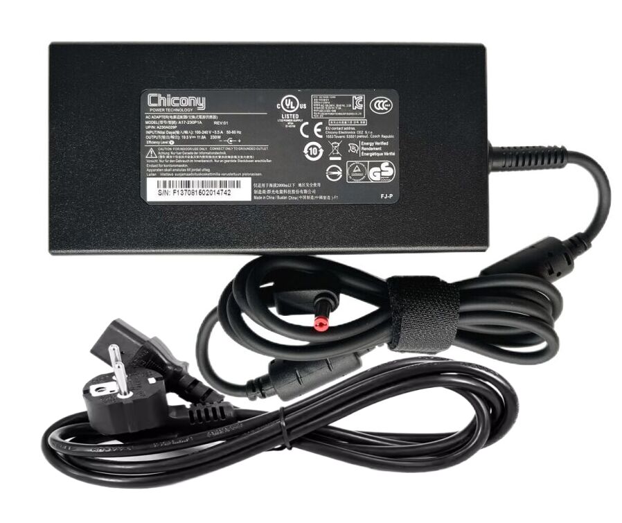 Original 230W Acer Predator Helios 300 PH315-53 Chargeur AC Adaptateur