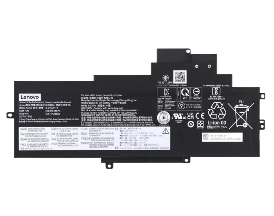 Original 4270mAh 49.57Wh Lenovo ThinkPad X1 Nano Gen 2 21E8002DCX Batterie