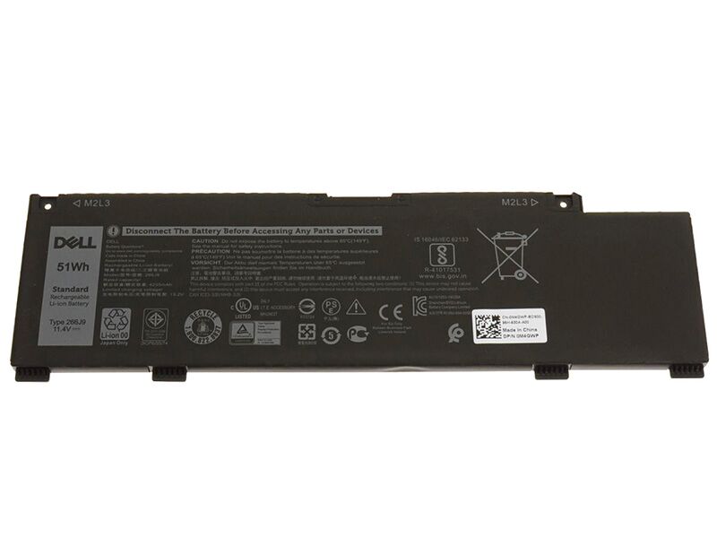 Original 51Wh 4255mAh Dell Ins 15PR-1748BR Batterie
