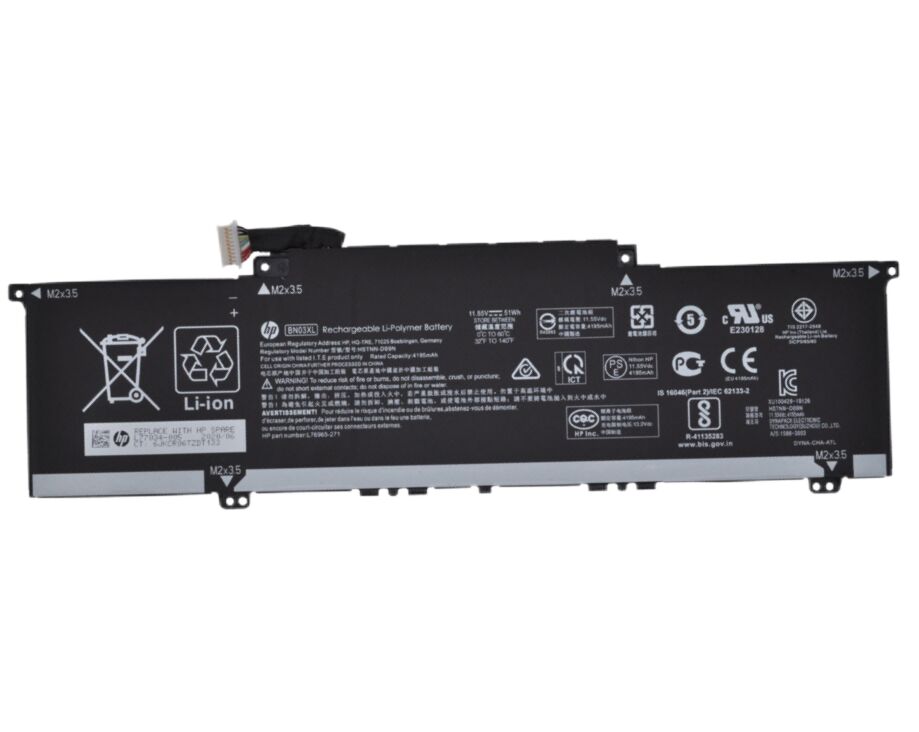 Original 4195mAh 51Wh HP ENVY 13-ba1019ne 13-BA1019nf 13-BA1019nia Batterie