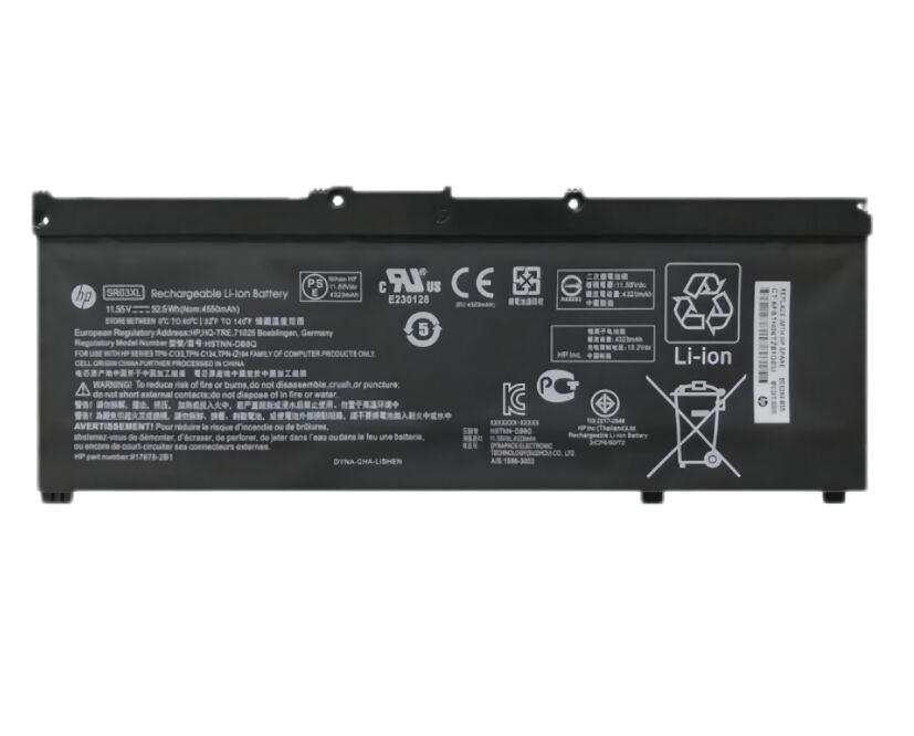 Original 4550mAh 52.5Wh Batterie HP Pavilion Gaming 15-cx0010nm 15-cx0106ur