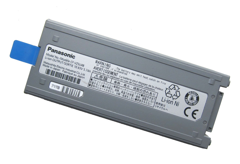 Original 10.65V 5.7Ah Panasonic Toughbook CF-19KDR78CE Batterie