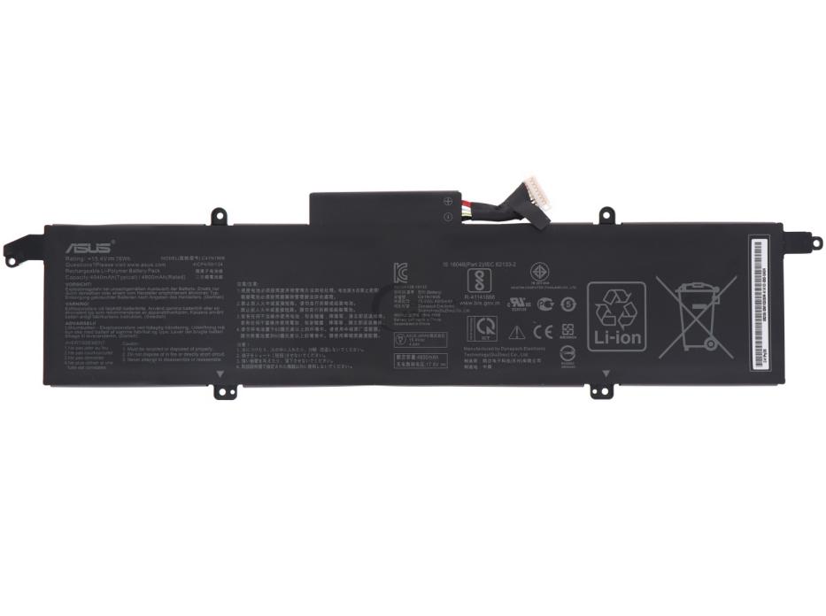 Original 4940mAh 76Wh Asus ROG Zephyrus G14 GA401IV-HE259T Batterie