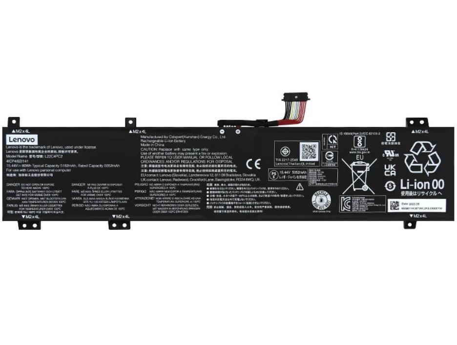 Original 5182mAh 80Wh Lenovo Legion Slim 5 16IRH8 82YA00BFHV Batterie