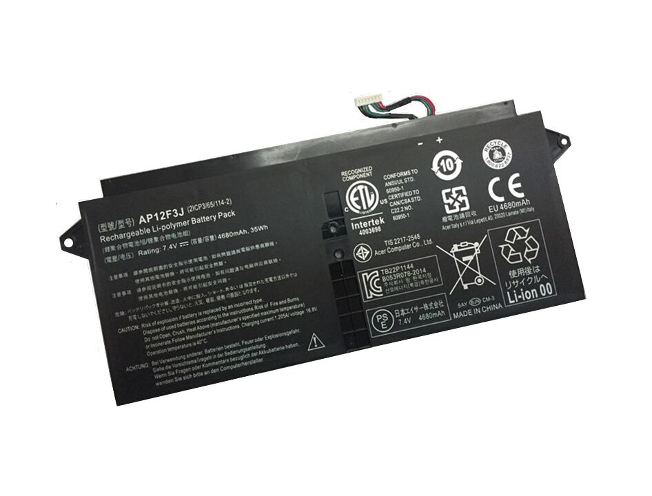 4680mAh 35Whr Acer AP12F3J Batterie