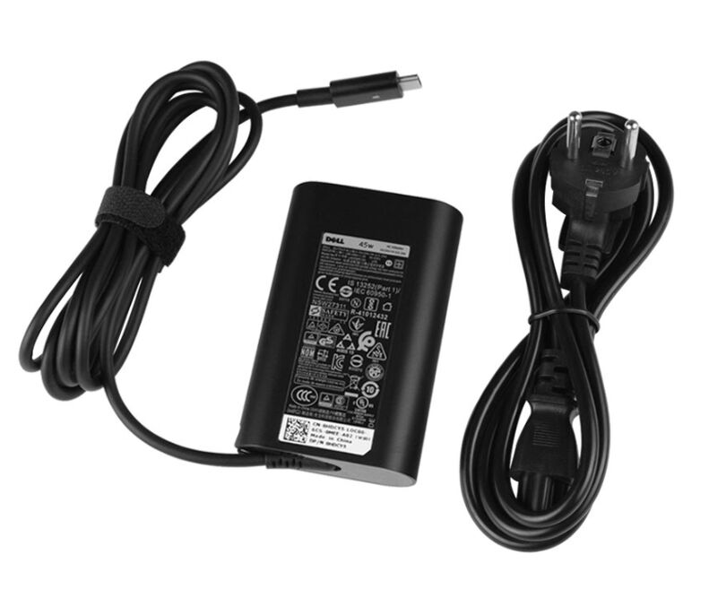 Original 45W USB-C Dell 00RVR9 04RYWW Chargeur AC Adaptateur