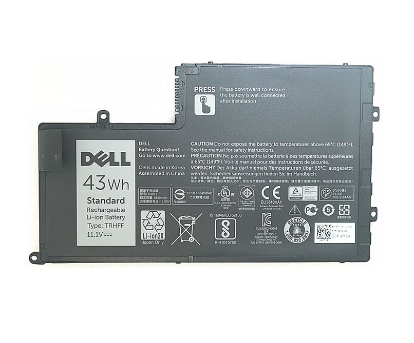 Original 43Wh 3800mAh Dell 0DFVYN VVMKC 0PD19 Batterie
