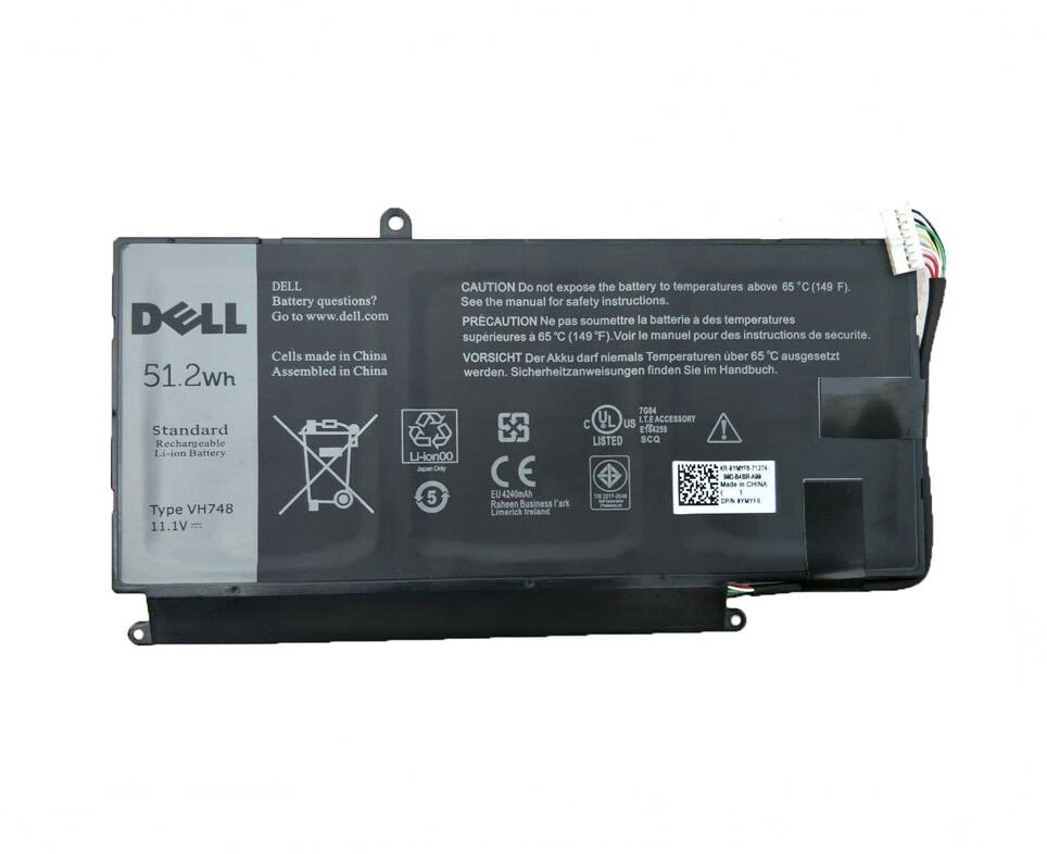 Original 51.2Wh Dell Vostro V5460R-2526 Batterie