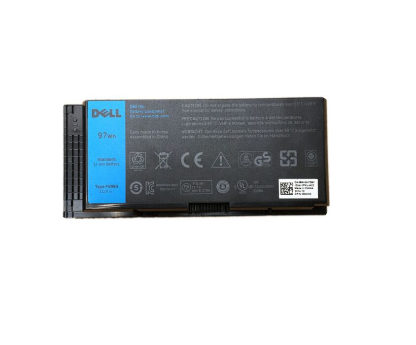 Original 9 Cellules 97Wh Dell 72KRT N71FM 7FF1K 823F9 Batterie