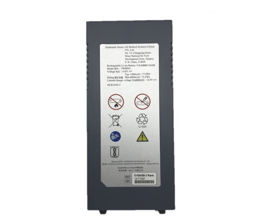 Original 77Wh TWBP42 Batterie Pour GE 5120410-2 5422172