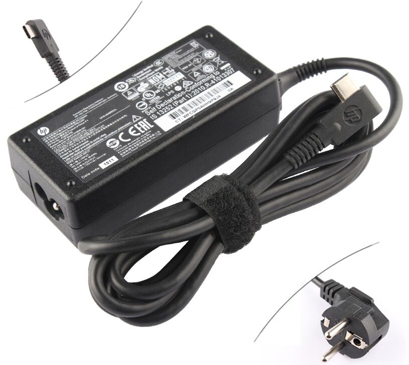 Original 45W USB-C HP Spectre 12-a000ns P0F32EA Chargeur AC Adaptateur