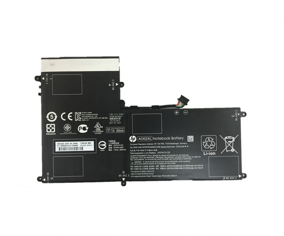 Original 31Wh HP ElitePad 1000 G2 F9H51AV Batterie