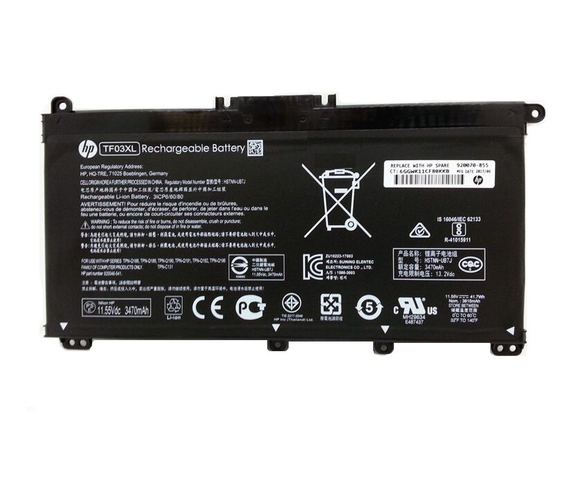 Original 3630mAh 41.9Wh HP Pavilion 15-cc511nb 15-cc564nr Batterie