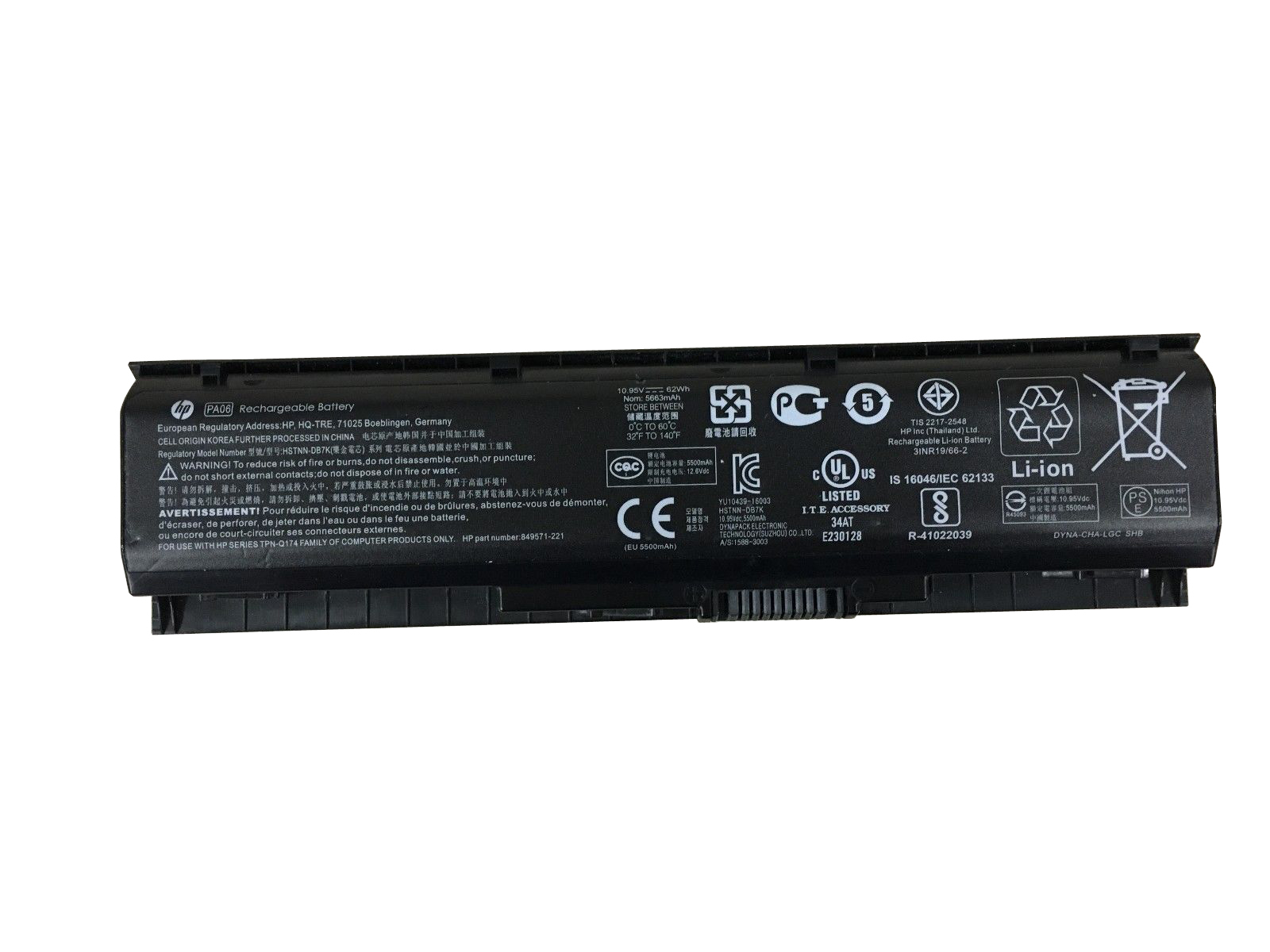 Original 62Wh HP Pavilion 17-ab250sa 17-ab260nz Batterie