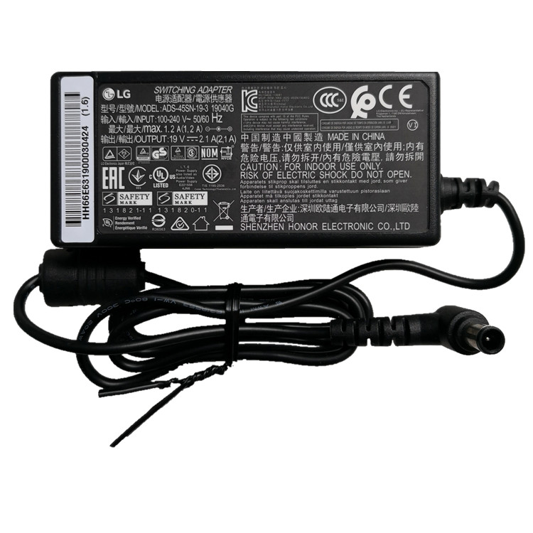 Original 19V 2.1A 40W LG WA-24C19FN WA-24C19FS Chargeur AC Adaptateur