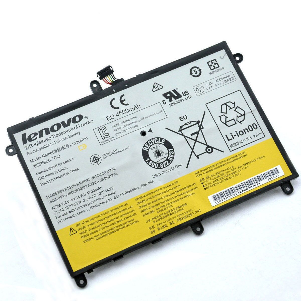 Original 34Wh Lenovo 121500224 Batterie