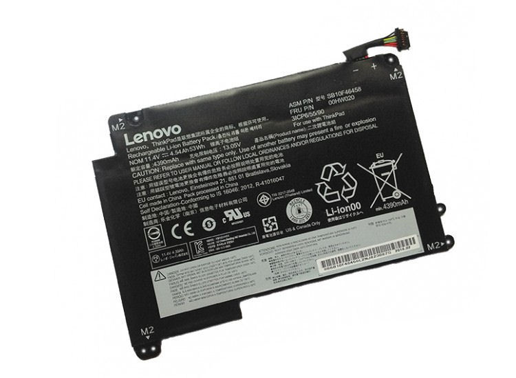 Original 4540mAh 53Wh Lenovo ThinkPad Yoga 460 20EM000VGE Batterie