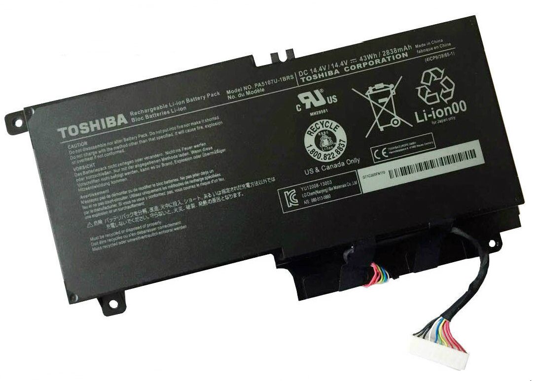 Original 43Wh Toshiba Satellite S50-ABT3N22 S50-AST3NX1 Batterie